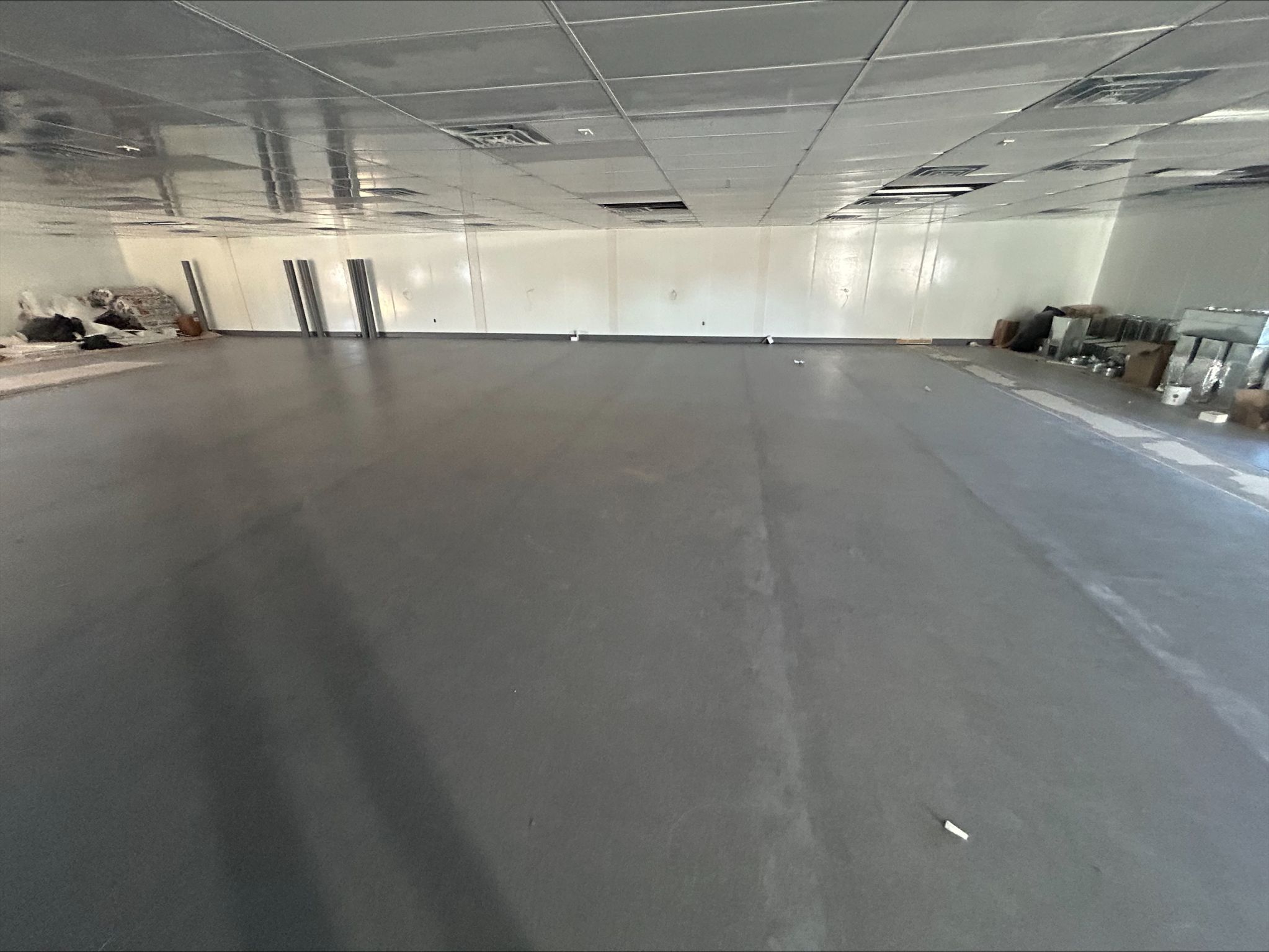 Altro Classic 25 safety flooring installation at Lackland Air Force Base